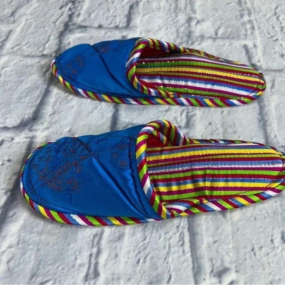 New Children's satin slippers size 11/12 little boys or girls